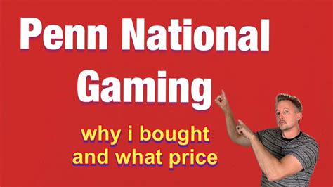 penn national gaming share price